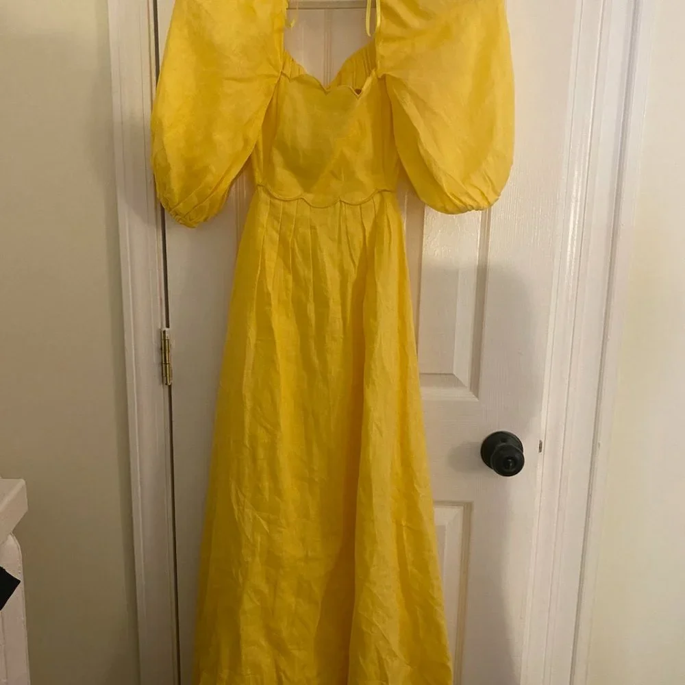 Yellow Mable Maxi dress - Picture 2 of 4